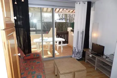 Image de Appartement cosy 2 pièces cabine, 2 terrasses, parking, à 140m de la plage!