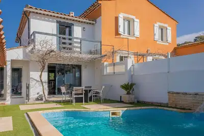 Image de Villa 'Igor' avec vue sur les montagnes, piscine privée et Wi-Fi