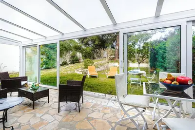 Image de Maison de vacances 'Maison Proche Mer, Forêt, bourg' avec terrasse privée et jardin privé