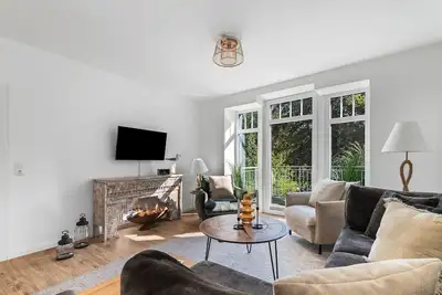 Image de Flunder- Moderne Ferienwohnung auf 94 m² mit Balkon und Strandkorb