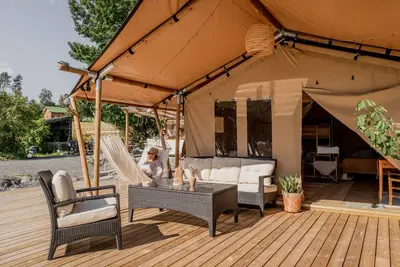 Image de Unique accommodations, with a private garden  pool & spa