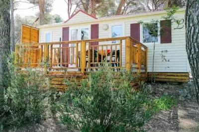 Image de ZEcamping 4* piscine chiens acceptés mobil-home Tv 27m2 4 pers