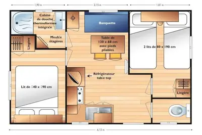 Image de Camping 3 étoiles - Piscine - eebebi