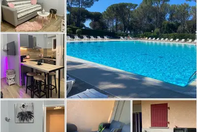 Image de Studio climatisé avec piscine dans les golfs de St Raphaël