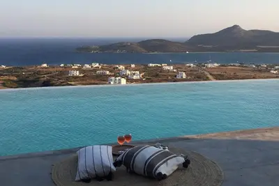 Image de Splendid Antiparos Villa | 2 Bedrooms | Villa Zeus | Beautiful Sea Views & Private Infinity Pool | Agios Georgios