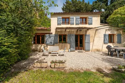 Image de Maison de vacances 'La Petite Palasse' avec piscine privée, Wi-Fi et climatisation
