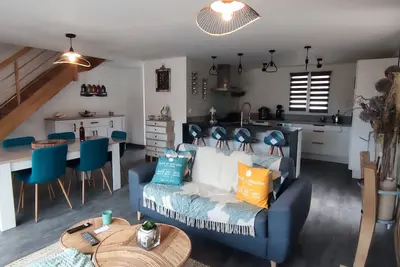 Image de Maison neuve près de plages et sentiers, calme, terrasse, jardin, 3 chambres, jusqu’à 5 personnes