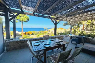 Image de Appartement climatisé avec terrasse à 350m de la plage - Lumio