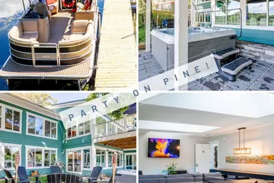 Image de \"Party on Pine\" Pontoon & HotTub