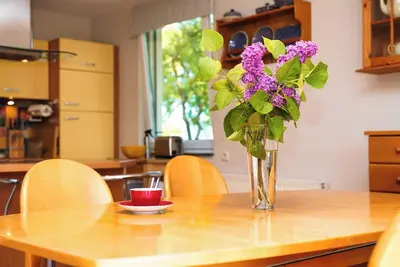 Moderne 3-zimmer Ferienwohnung \"to'n Appelboom\" mit Meerblick zum Achterwasser
