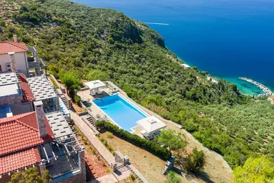 Image de Splendid Messinia Resort Villa | Private Pool Mansion Sea View | Private Pool & Sea Views