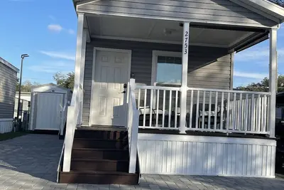 Image de Cozy mobile home with 1 bedroom and WiFi, fitness room in adorable Kissimmee