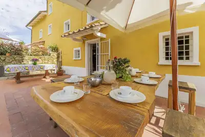 Image de Maison de vacances privée avec piscine privée, climatisation, Wifi, Tv, vue panoramique, parking