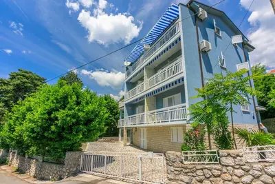 Image de Appartement d'une chambre avec le balcon et la vue sur le mer Dramalj, Crikvenica (A-22291-a)