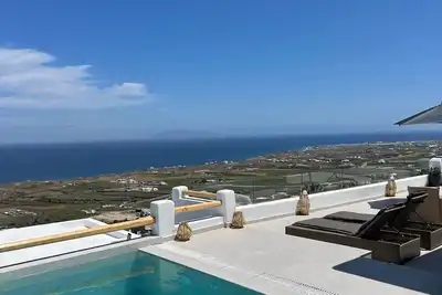 Image de Wonderful Santorini Villa | 2 Bedroom | Dream Villa Tria | Stunning Sea Views & Private Pool | Vourvoulos