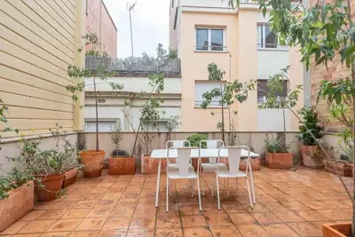 Image de Terrasse privée : Appartement d'une chambre à Gràcia