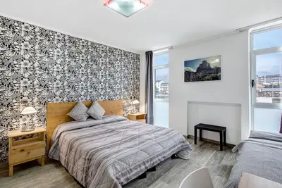 Image de Studio 'Alpen Pila Residence - 1' avec vue sur la montagne, Wi-Fi et climatisation