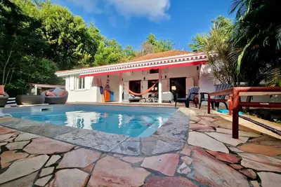Image de Villa Mahogany, confort, calme. Mer, spot de Kitesurf & Windsurf à proximité