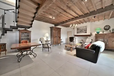 Image de Maison de vacances 'La Maison Poulogne' avec vue sur les montagnes, terrasse privée et Wi-Fi