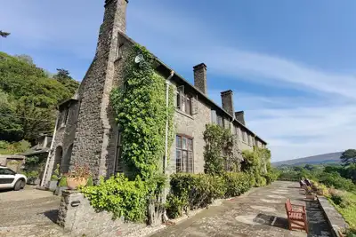 Image de Maison-Famille-Salle de bain privée séparée-Vue sur la baie-Bossington Hall