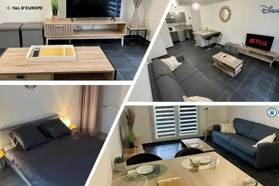 Image de # Le Meaux 'Dort Ii - 4 Pers \/ Parking Privé - Proche Disney \/ Paris