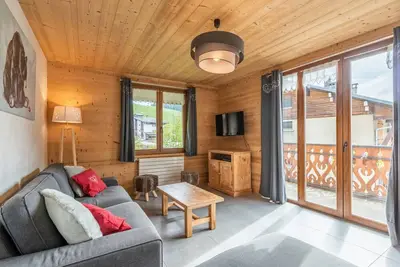 Image de Appartement Confort 3 Étoiles, 2 Chambres, Centre Les Gets, Balcon, Proche Télécabines et Ski
