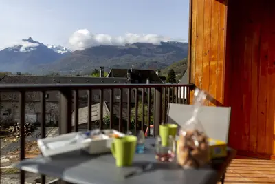 Image de Appart 4/6 Pers Dans Maison Bigourdane Argelès-gazost, Balcon et Jardin Avec vue
