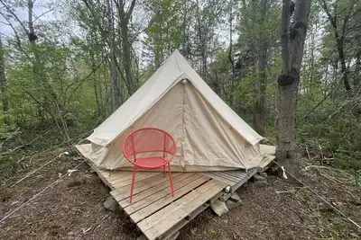 Image de Woodland Bell Tent, Glamping near Fredericton, Nb!