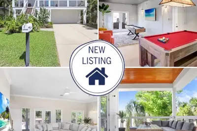Image de 🌴☀️New Vacation Home! Steps from Beach! 4/2. 5, Sleeps 8 ☀️🌴