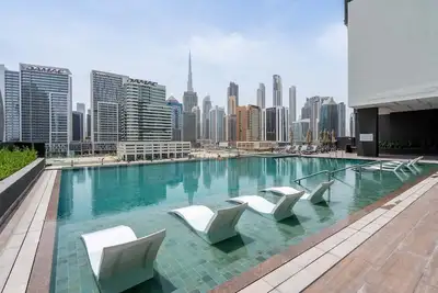 Image de GuestReady - Vue sur les canaux et Burj Khalifa