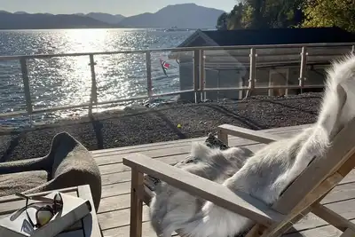 Image de Villa Blue Dream - Dream holiday home directly at the fjord with jacuzzi & sauna