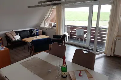 Image de Appartement de vacances Fedderwardersiel pour 1 - 4 personnes avec 2 chambres à coucher - Appartemen