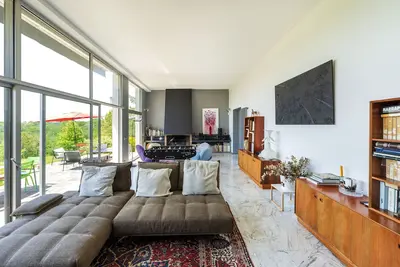 Image de Maison de vacances 'Espace, Luxe, Calme Et Nature' avec vue sur les montagnes et climatisation
