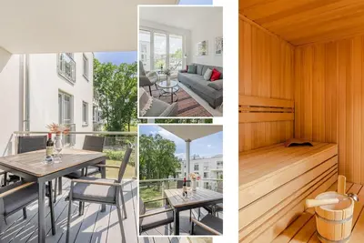 Image de Ferienwohnung Haffblick 1 - Ferienapartment in Ruhiger Lage fĂĽr 2 Personen, mit Terrasse
