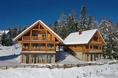 Image de Maison de vacances \"Reimers Chalet 2b\" avec vue sur montagne, terrasse privée et Wi-Fi