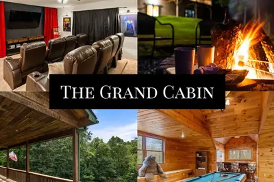 Image de Secluded Cabin|5600 sq ft|Hottub|Theatre|2 Mi Dt