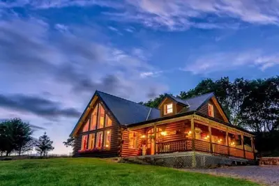 Luxurious Log cabin in the west of Ireland in Connemara and Mayo.
