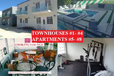 Image de Mirando Place\n4X 2 Bd 2 Ba Twnhse + 4x 1 Bd 1 Ba Aprtmnt. Gym+Pool+Hottub. . 50 Ppl