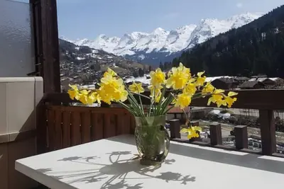 Image de duplex centre ville avec vue sur les Aravis