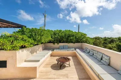 Image de Exclusivo Departamento con 2 Habitaciones y Piscina en Tulum Para 4 Personas