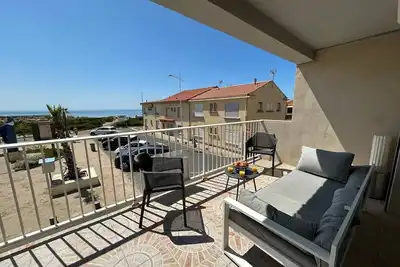 Image de Jolie maison avec terrasse vue mer