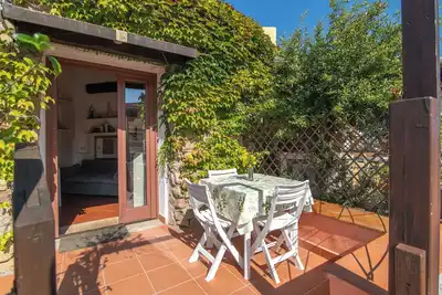 Image de Maison de vacances 'Casetta Di Linda' avec terrasse privée, Wi-Fi et climatisation