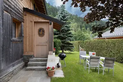 Image de Appartement \"Le Vieux Chalet\" avec vue sur la montagne, jardin privé et Wi-Fi
