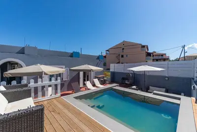 Image de Villa \"Kouros\" avec vue sur les montagnes, Wi-Fi et climatisation