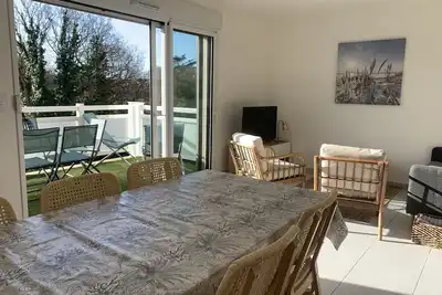 Appartement 4/5 pers lumineux et calme à 10 min à pied du centre ville