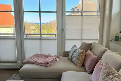 Image de Ferienwohnung mit Balkon und Ostseeblick Direkt Hinter der DĂĽne