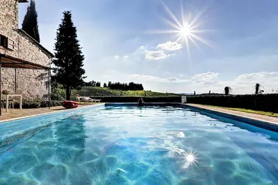 Image de Villa à Gaiole in Chianti avec piscine privée