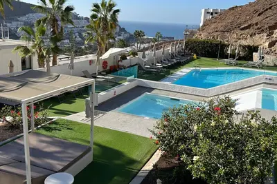 Image de Appartement 'Casita Blanca' vue mer avec piscine panoramique partagée et Wi-Fi
