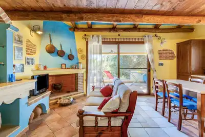Image de Maison de vacances 'Il Rifugio Di Mandriola' avec vue sur la mer et terrasse privée