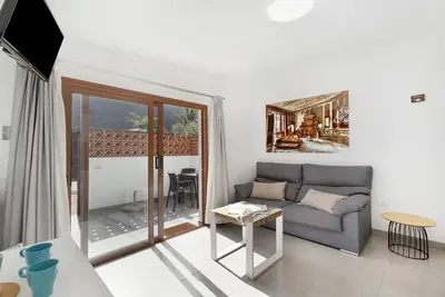 Image de Appartement 'Finca Wapa - Buceo' avec vue sur mer, Wi-Fi et climatisation
